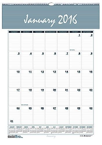 House of Doolittle 2016 Monthly Wall Calendar, Bar Harbor, 15.5 x 22 Inches