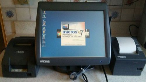 Micros e7 Workstation 5 POS System complete set