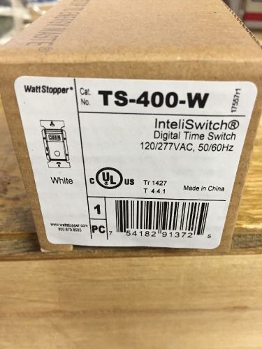 Watt stopper ts-400-w time switch, white for sale