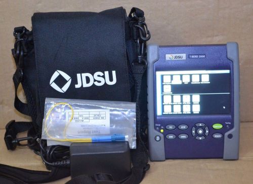 Jdsu tberd 2000 e4146 quad sm mm otdr w/ power meter 850/1300/1310/1550 nm for sale