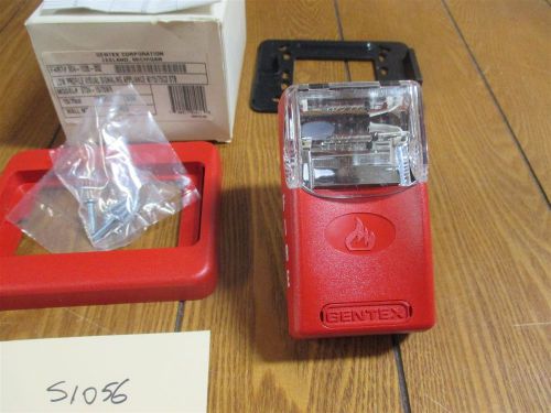 Gentex 904-1035-002 kit w/ st24-15/75wr strobe horn remote fire alarm new ib for sale