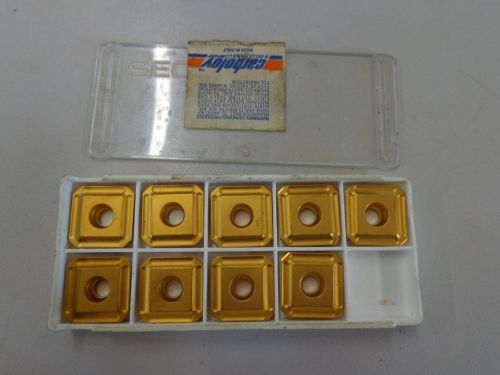 9 SECO CARBIDE MILLING INSERTS SPMX 1504AP-75 T25M