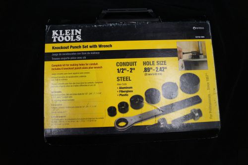 Klein Knockout punch set with wrench NIB