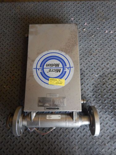 Micro Motion DS150 Mass Flow Sensor Flow Meter Stainless Steel SS 1 1/2&#034; Flanged
