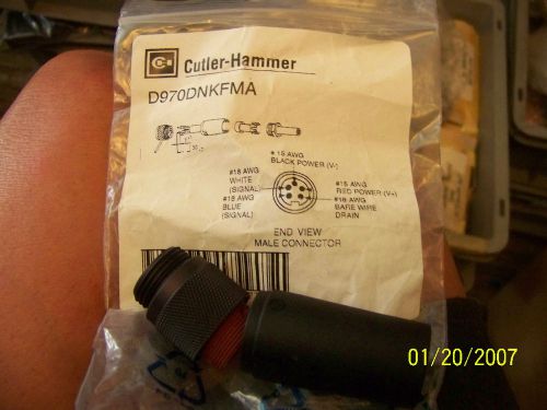 CUTLER HAMMER 5-PIN MALE CONNECTOR PN:  D970DNKFA