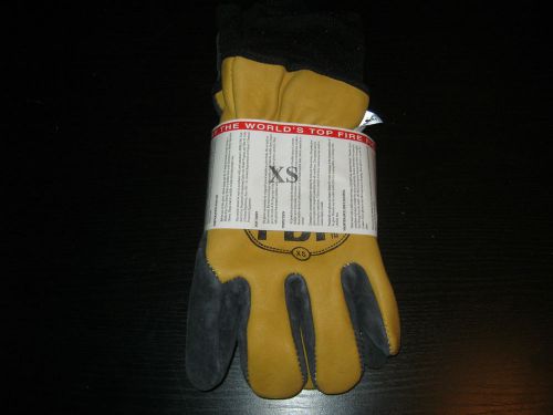 Shelby &#034;Big Bull&#034; FDP Firefighter Gloves NEW 2013 Compliant Size XS Extra Small