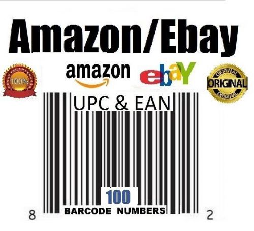 100 UPC Numbers Barcodes Bar Code Number 100 EAN Amazon Lifetime Guarantee