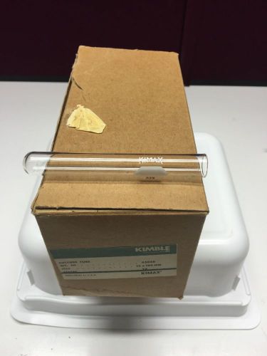 Kimax Culture Tubes CAT# 45048 - 13x100mm - New box of 72