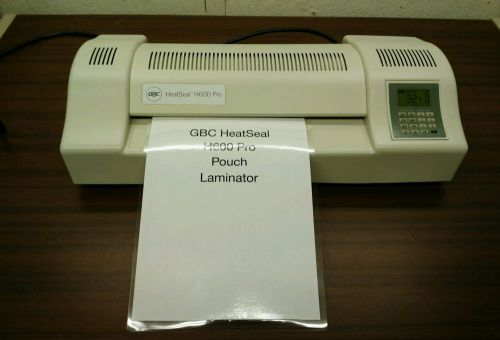 Gbc heatseal h600 pro pouch laminator for sale