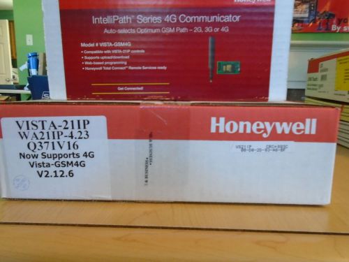 Honeywell vista 21ip alarm panel v21ip &amp; gsm4g communicator new for sale