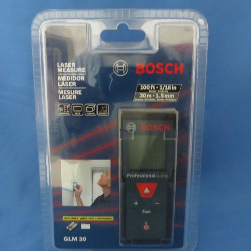 Bosch GLM 30 100FT/30m 1/16in 1.5mm LASER MEASURE NEW FREE SHIPPING