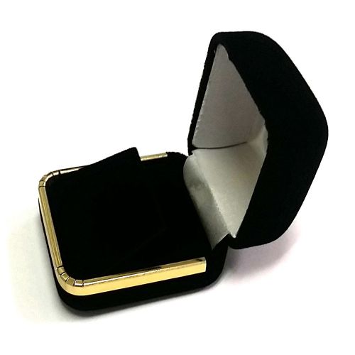 High Quality Black Velvet Earrings Gift Box Case Jewelry Display