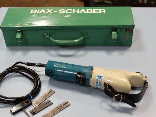 Biax schaber 10/e electrical power scraper 220v, 1200 min for sale
