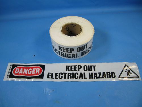 Danger keep out electrical hazard, 6 inch roll 3 inch in height, safety signage for sale