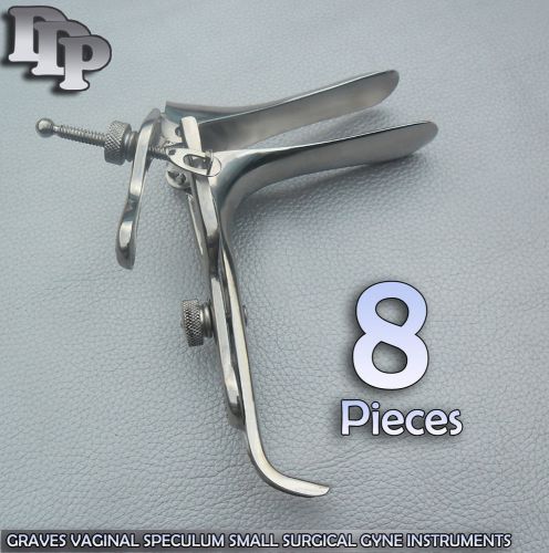 8 Pieces Of Graves Vaginal Speculum Small Gynecology DDP Instruments