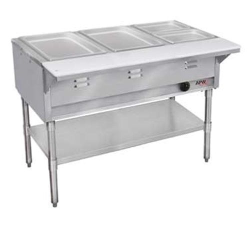 APW Wyott WGST-5S-LP Champion Hot Well Wet Bath Gas Steam Table 5 well...