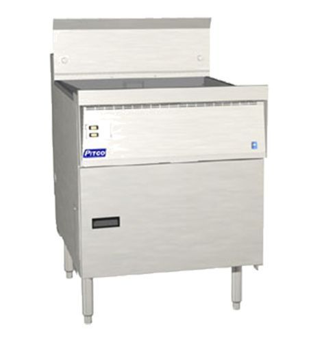 Pitco fbg24-d flat bottom fryer 24&#034;x24&#034; frying area 57-87 lbs. oil capacity for sale