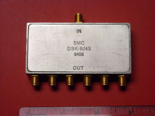 SMC Model DSK-B24S 6-Way Power Splitter / Combiner 0.1 - 200 MHz