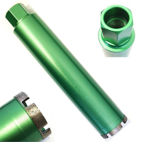 2-1/2” Wet Diamond Core Drill Bit for Concrete - Premium Green Series