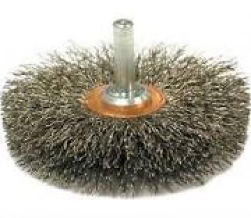 Anderson Products - 09146 3&#034; Flared Crimped Wire Cup Brush, .014/SS, 1/4&#034; Stem