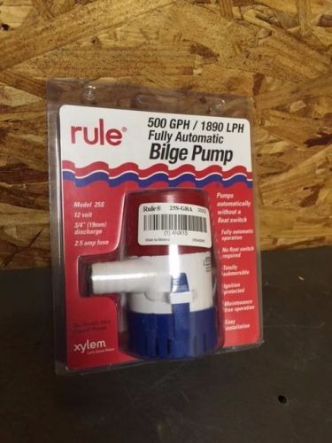 Rule 25s pump,bilge,12 vdc for sale
