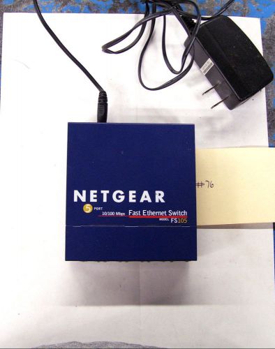 Netgear Fast Ethernet Switch 5-Port FS105 V2