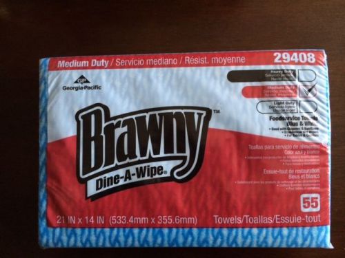 Brawny Food Service Wipes # 29408 55 wipes to poly