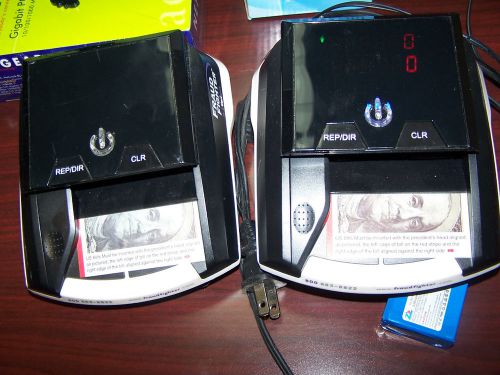 LOT OF 2 Uveritech Fraud Fighter Counterfeit Detection Scanner CT-550 110V/60HZ