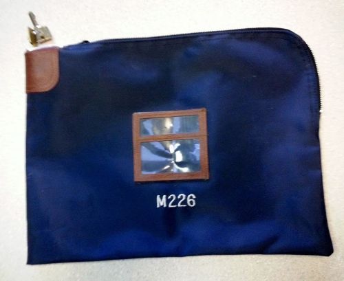 Bag Bank Deposit Money Locking Zipper Security Jewelry 2 Keys 15.5&#034; x 12&#034;