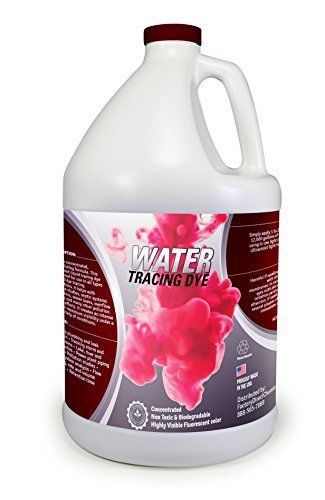 Red Water Tracing &amp; Leak Detection Flourescent Dye - 1 Gallon