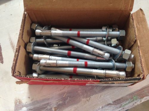 Hilti Wedge Anchors KB-TZ 1/2&#034; x 7&#034; #387515 (20 Anchors-Box Not Included)