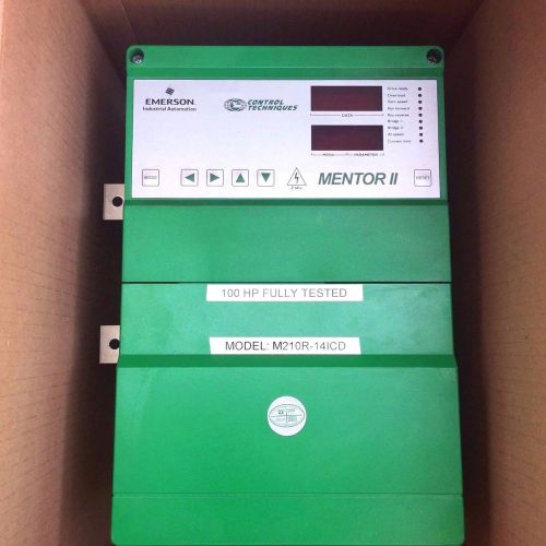 Control techniques mentor 2 ii dc drive 100 hp m210r-14icd  220/480v  emerson for sale