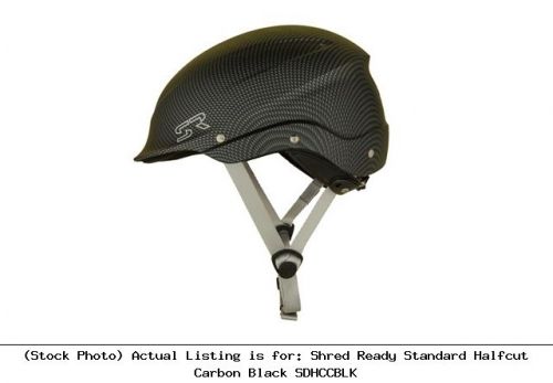 Shred ready standard halfcut carbon black sdhccblk helmet for sale