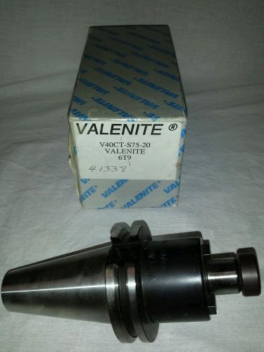 Valenite V40CT-S75-20 6T9 Collet Chuck Tool Holder