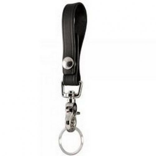 Bianchi 26462 Key Flap Holder Plain Black Chrome Snap for 2.25&#034; Belts