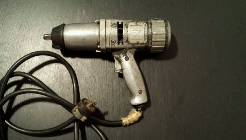 Black and decker 1/2 inch impact wrench works electric cord vintage b&amp;w for sale