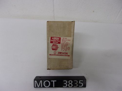 NEW Dayton .025 HP 3M545A Single Phase Shaded Pole Motor (MOT3835)