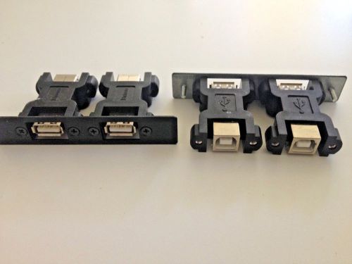 1 piece of EXTRON USB 70-382-11 AAP (Two USB A Female to USB B Female Adapters)