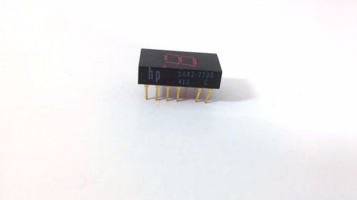 HP 1 Pcs 1 Digit LED 5082-7730 513-C 7 Segment Red Gold 11 Pin Numeric Display