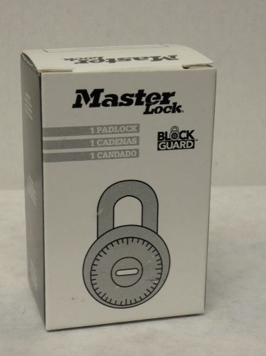 Master lock combination padlock red dial nib for sale
