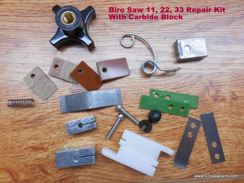 BIRO SAW 11,22,33 COMPLETE REPAIR KIT WITH CARBIDE BLOCK
