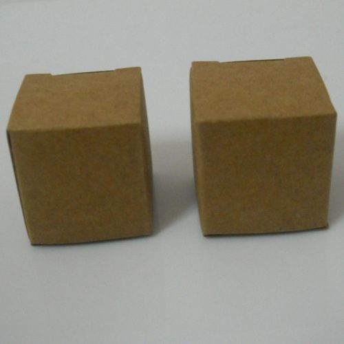 Jewelry Gifts Kraft Paper Boxes Earring Necklace Packaging Cosmetic Box Brown