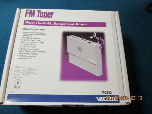 Valcom FM Tuner V-2962 Telephone Music On Hold