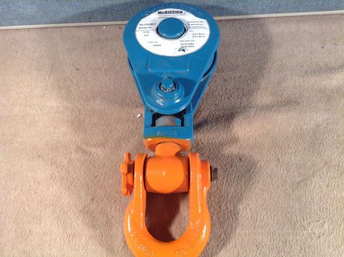 Mckissick n-431 8inch snatch block, 15 ton max,3/4 rope size.120023 for sale