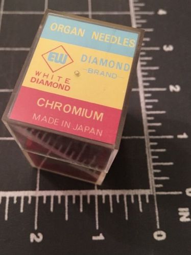 Vintage 100 Organ Diamond Brand Sewing Machine Needles - Chromium 90/14 Japan