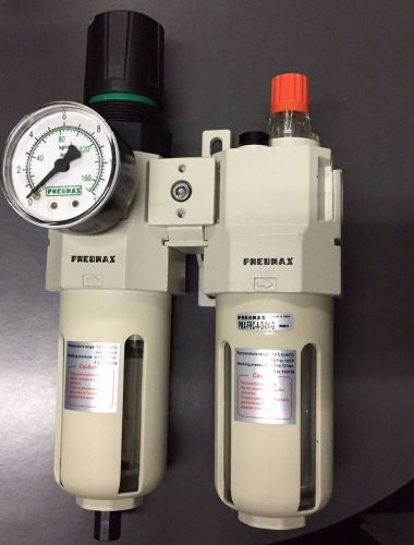 Pneumax compressed air preparation fr+l lubroset 1/2 in frl service unit for sale