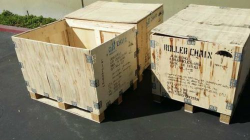 Empty Wooden Shipping Crates for moving heavy products - pick up Orange County