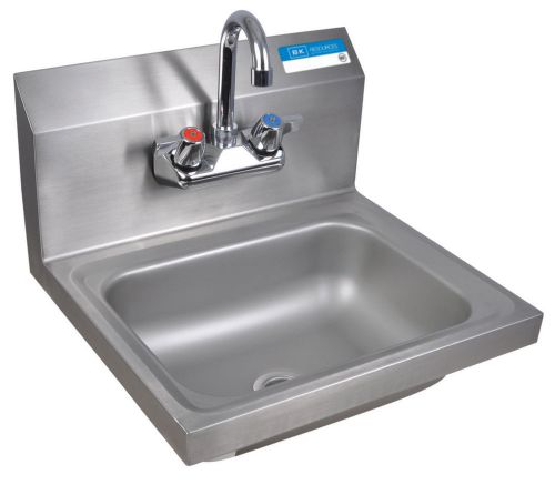 Sm hand sink 2 hole 1-7/8&#034; drain w faucet for sale