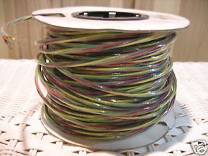 18 awg stranded wire cl2p multicolor partial roll for sale