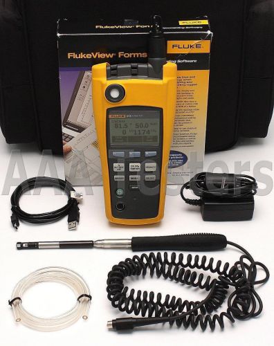 Fluke 975 airmeter indoor air quality iaq meter w/ velocity probe 975v for sale